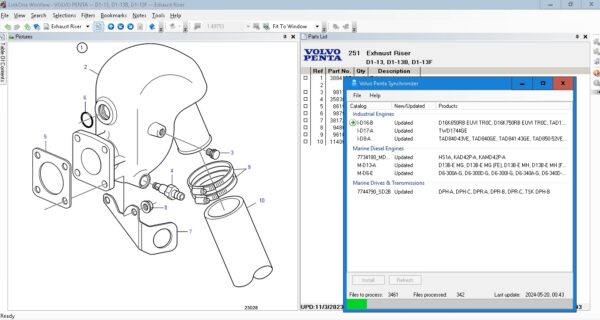 Buy Volvo Penta 2024 Online access, spare parts catalogues