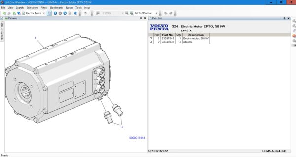Buy Volvo Penta 2024 Online access, spare parts catalogues