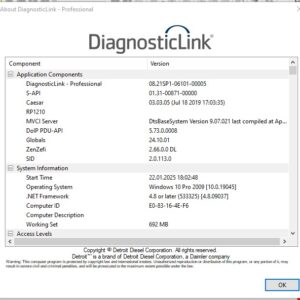 Detroit Diesel Diagnostic Link DDDL 8.21 SP1 2025