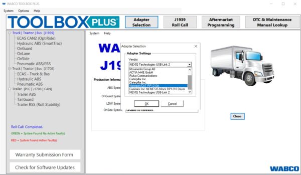Buy now Meritor Wabco Toolbox 13.8v Diagnostic Software Diagnostic Software. Fast delivery and and remote installation via TeamViewer