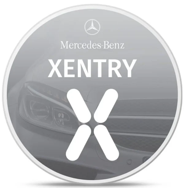 Mercedes-Benz Xentry Diagnosis 2025 professional dealer-level software interface for passenger cars and commercial vehicle troubleshooting